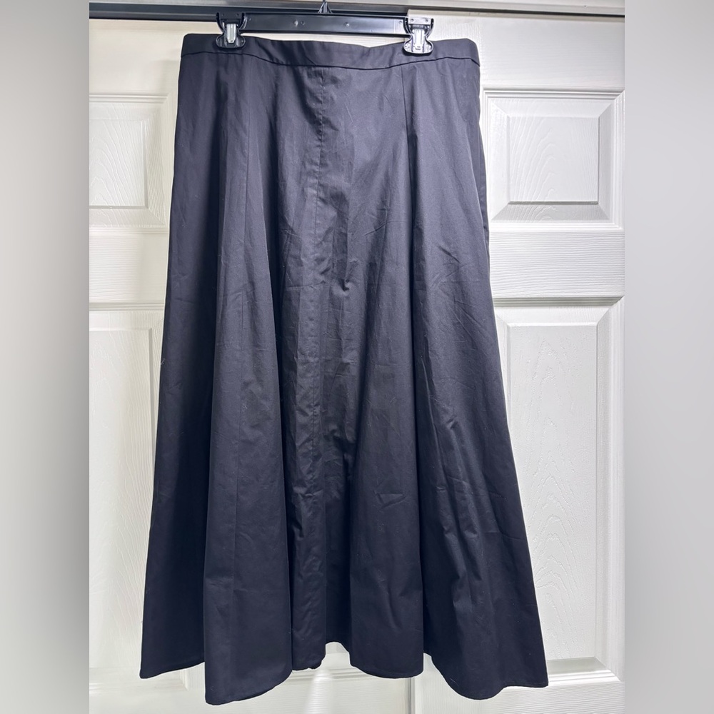 Ann Taylor Classic Black A-Line Skirt
